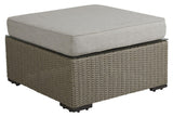 Funkia pall/tabell, beige wicker