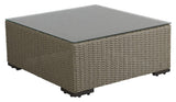 Funkia pall/tabell, beige wicker