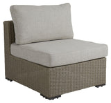 Funkia Lounge Module Mid Cushion Beige Wicker