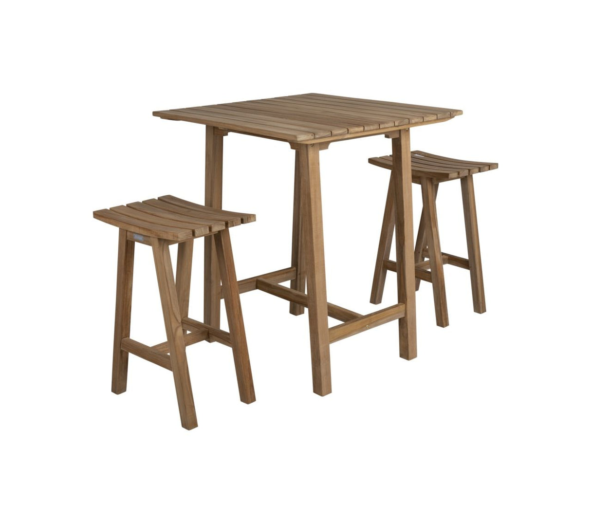 Keros Bar Table, Teak, 80x80