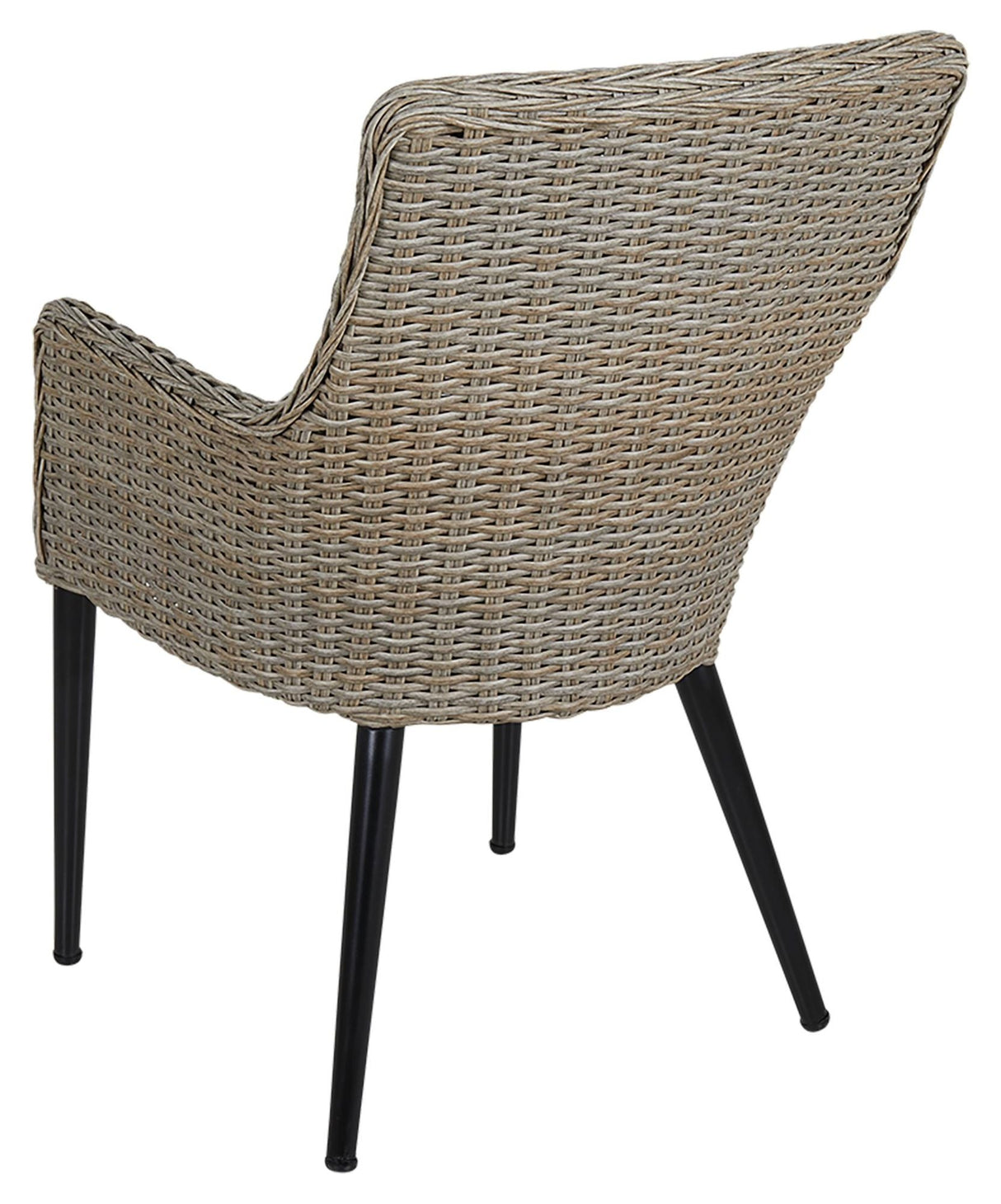 Lavendelträdgårdsstol med kudde, beige wicker