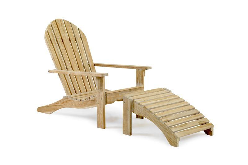 Brafab Opal Lounge -stol med pall, teak