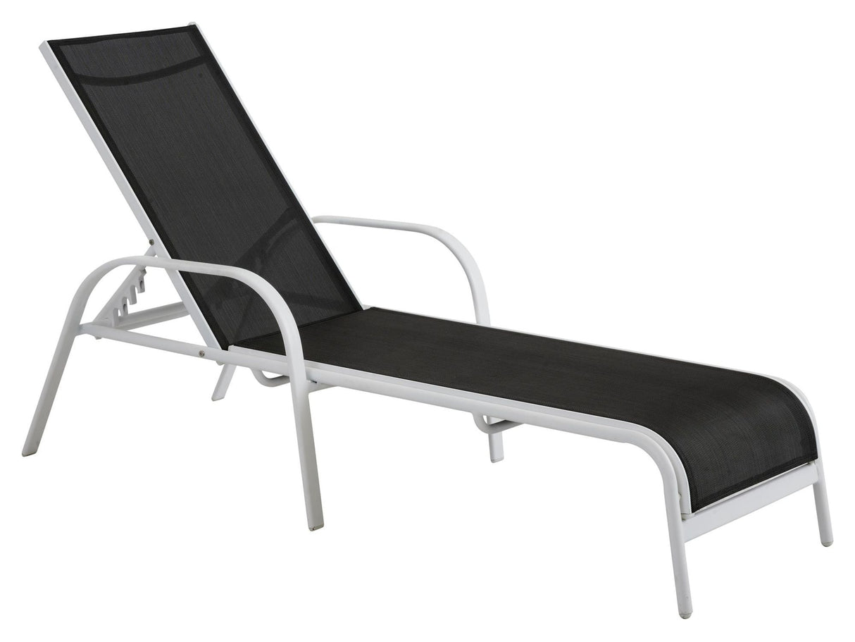 Brafab Rana Recliner, vit/svart