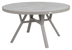 Brafab samvaro trädgårdsbord med glas Ø140, beige/khaki