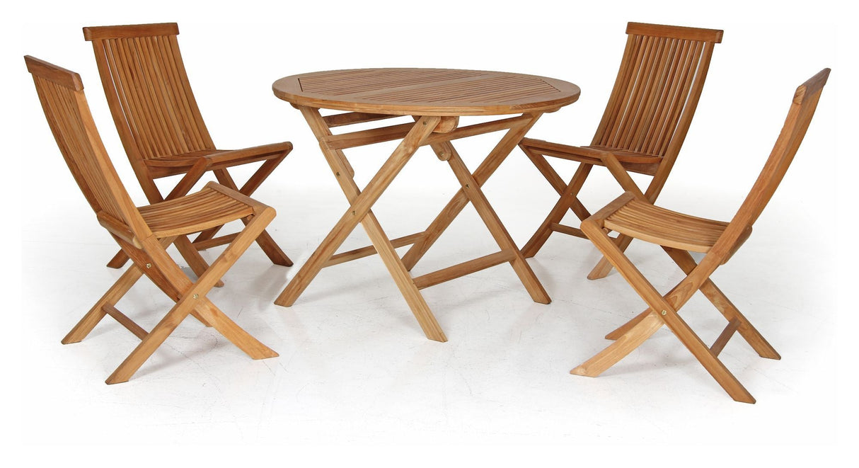 Brafab Turin Garden Table Teak, Ø100