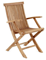 Brafab Turin Garden Chair med armstöd, teak