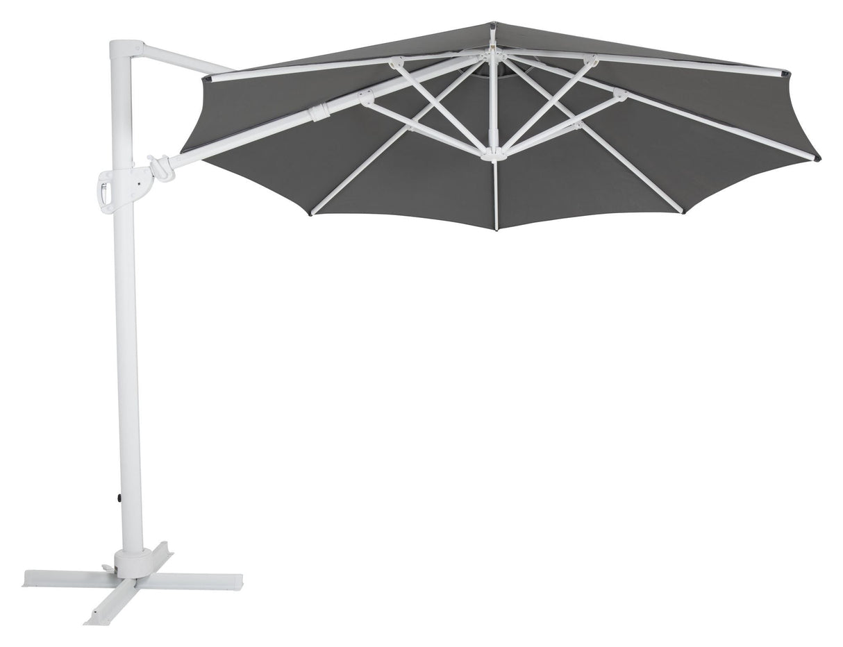 Brafab Varallo Parasol Free Hanging Ø300, White/Gray