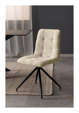 Capone Dining Chair, Beige Fabric