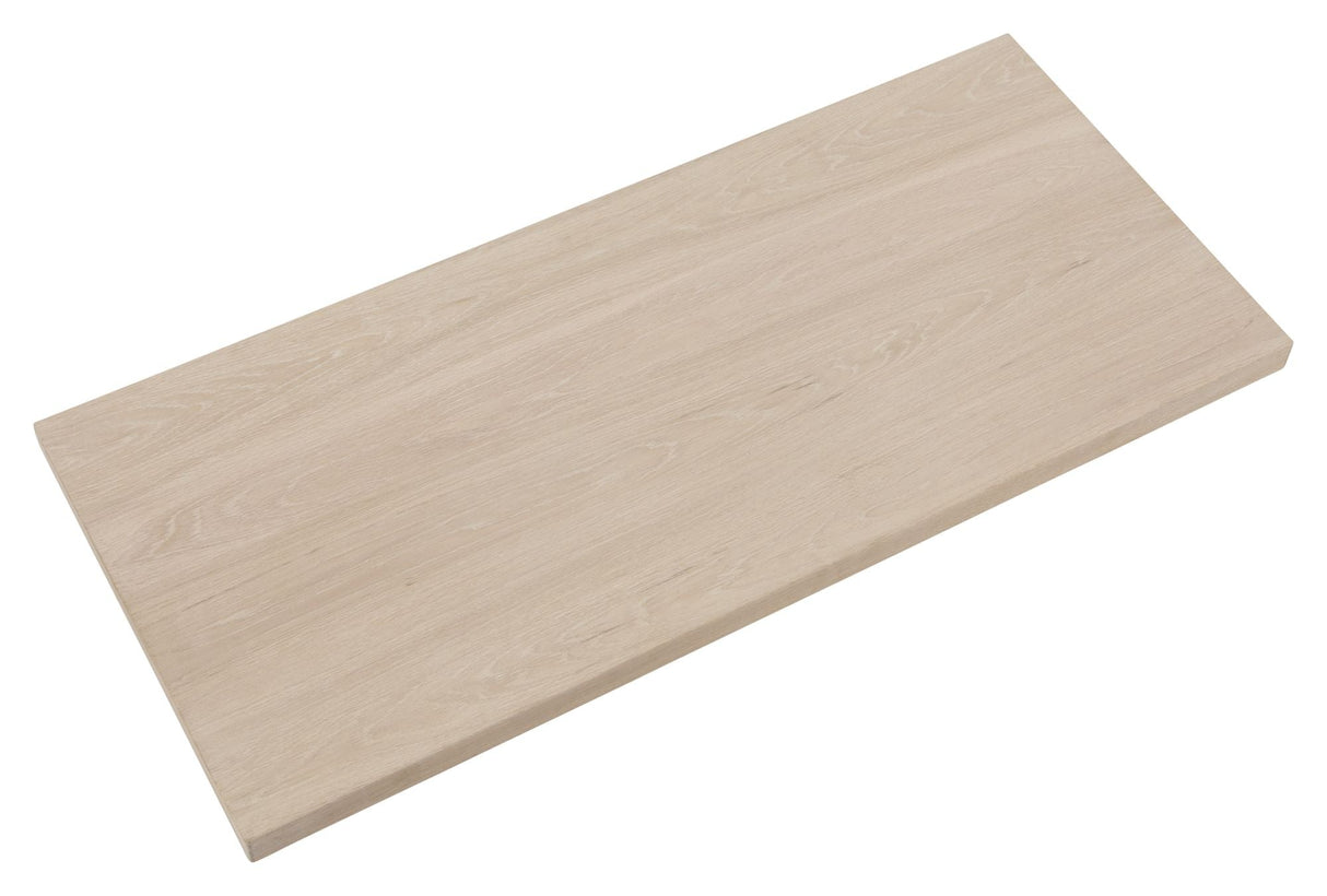 Denver förlängningsplattor S/2 Oak Veneer, vit pigmenterad