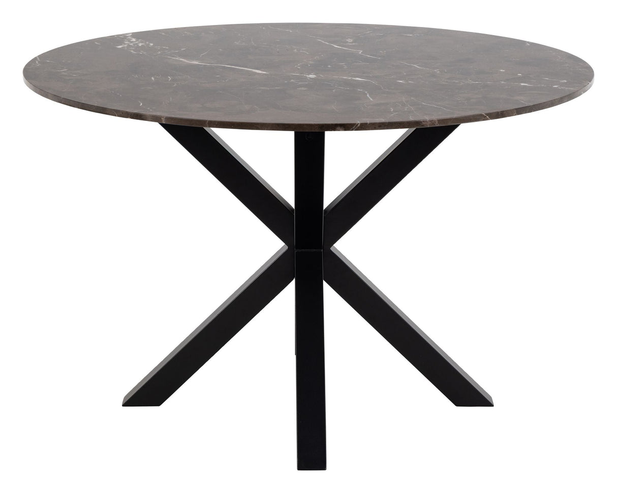 Heaven Dining Table - Brun Emeraador Polished Marble