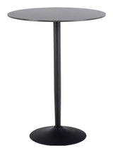 Malta Bar Table, Black Ceramic