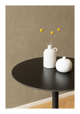 Malta Bar Table, Black Ceramic