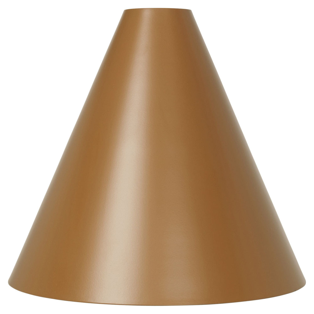 Gine Lamp Shade L, Golden Brown, Ø35