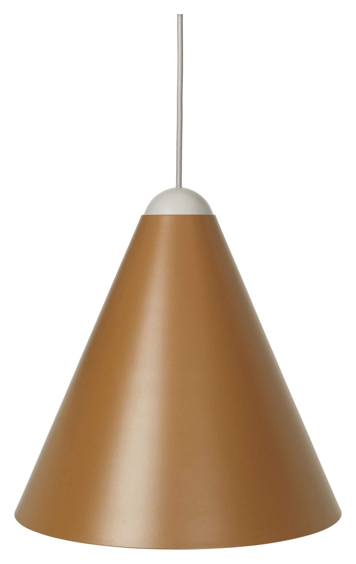 Gine Lamp Shade L, Golden Brown, Ø35