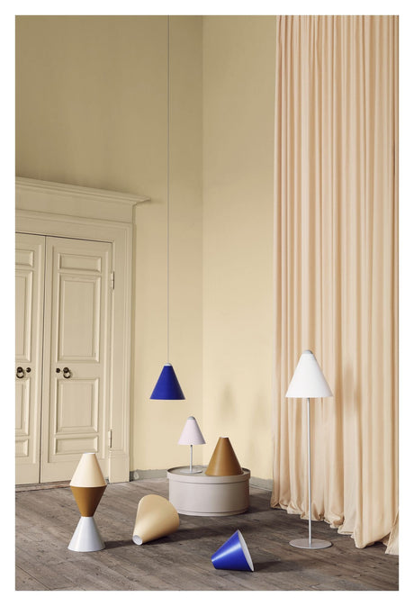 Gine Lampshade L, Opal White Glass, Ø35