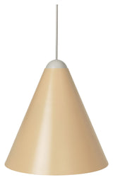 Gine Lamp Shade L, blekgul, Ø35