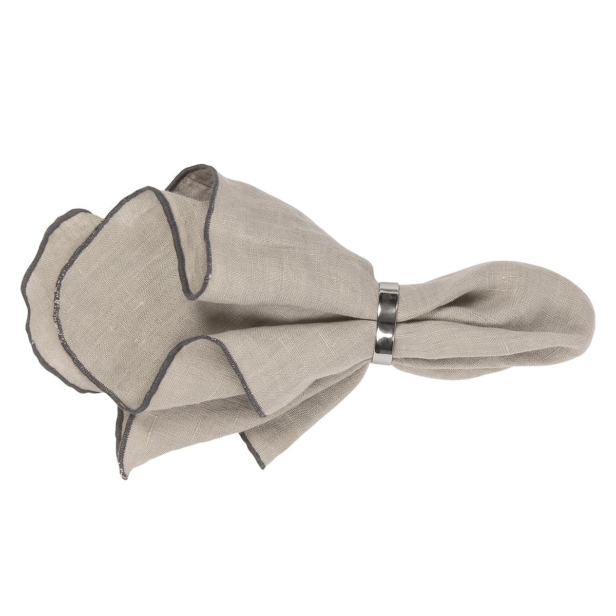 Gracie linne servetter helt enkelt taupe, 45x45 cm