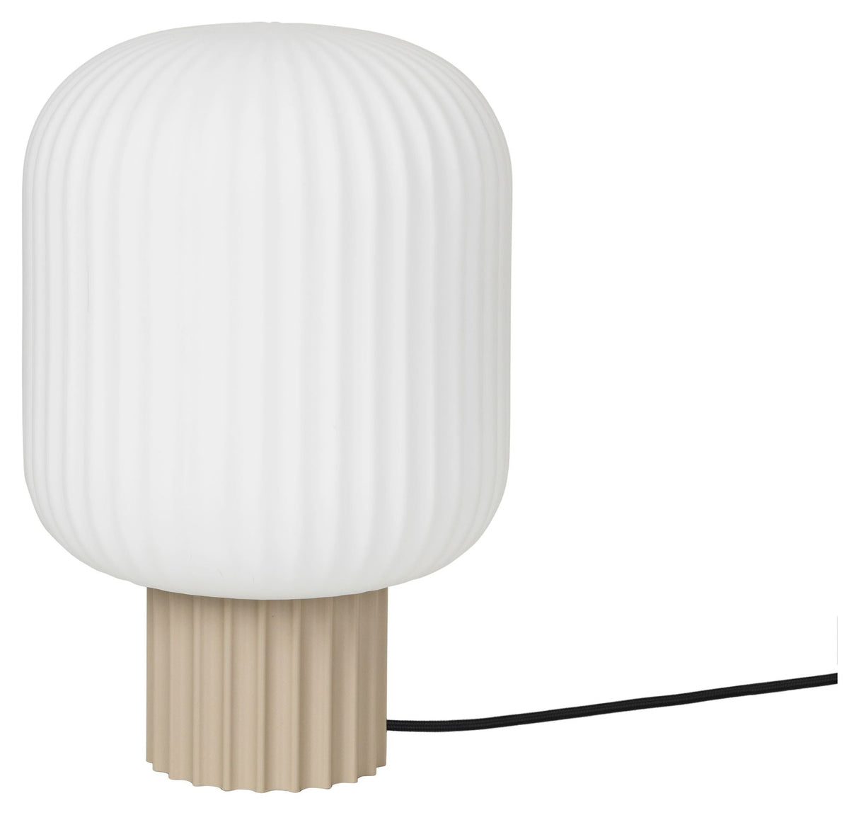 Lolly bordslampa sand/opal vit, Ø20