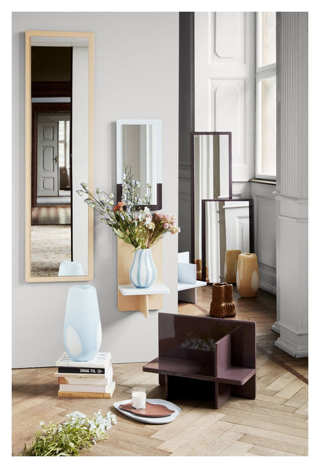 Tenna Mirror Aubergine Frame, 78x46