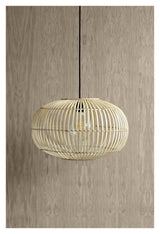 Zep Lamp Shade for Suspension, Bamboo, Ø48