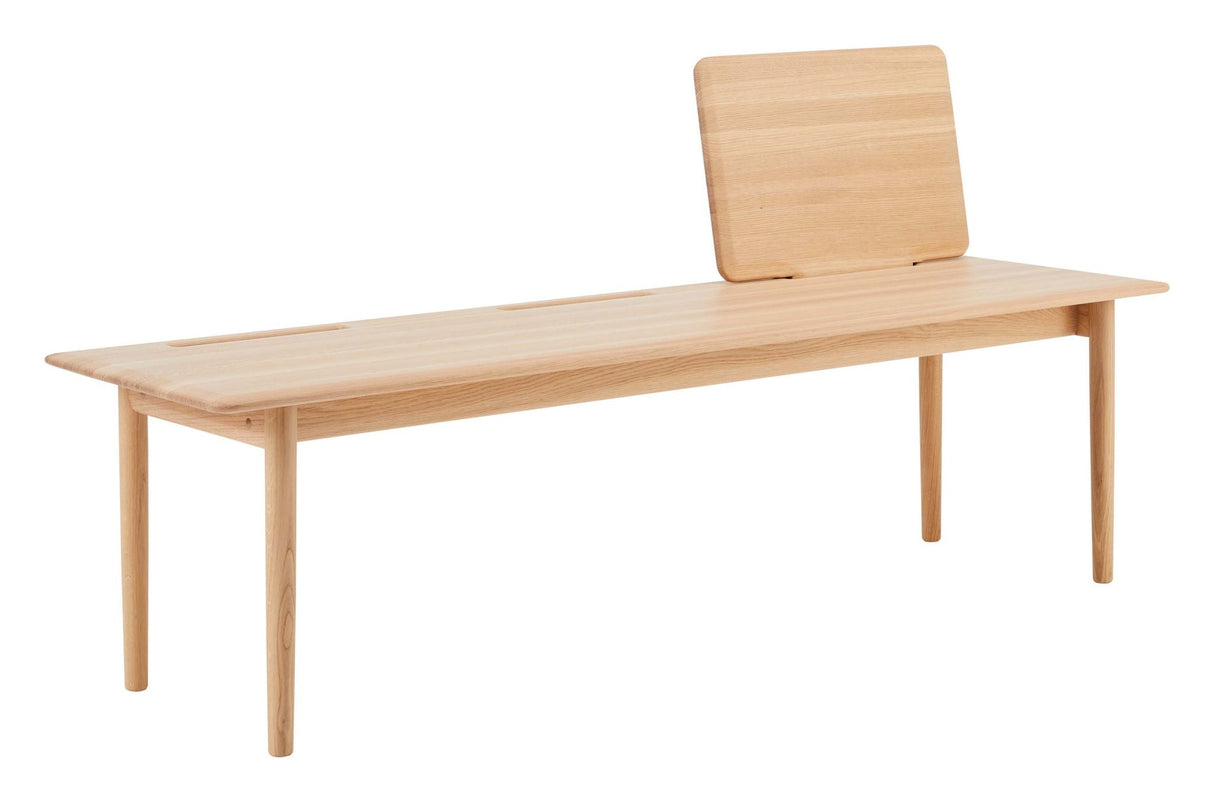 Findahl Elba Bench 170x48x46, tvålbehandlad ek