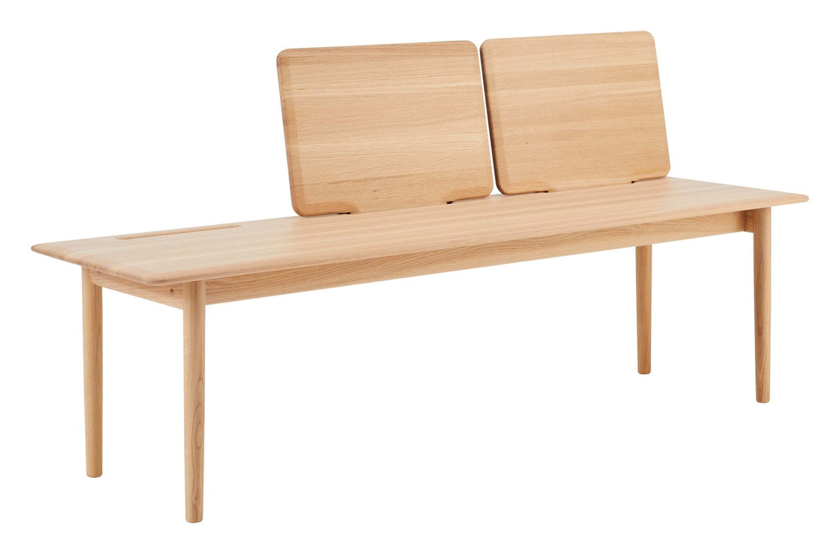 Findahl Elba Bench 170x48x46, tvålbehandlad ek