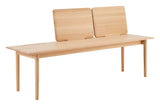 Findahl Elba Bench 170x48x46, tvålbehandlad ek