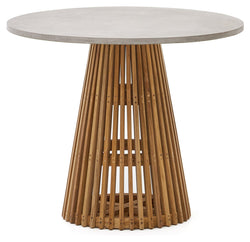 Alcaufar Round Table Grey, Ø 90 cm