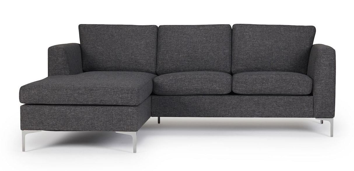 Shea 2-Pers. Sofa Gray, med vänster-schäslong