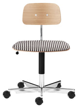 Kevi 2533 kontorsstol, Mads Nørgaard Stripe/Polished Chrome