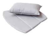 Cane-Line Breeze Lounge Chain Cushion Set, Light Grey