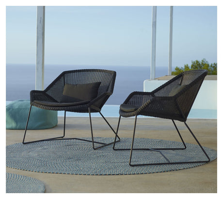 Cane-Line Breeze Lounge Chair, svart