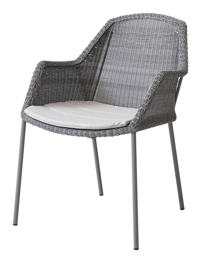 Cane-Line Breeze Chair Cushion, ljusgrå