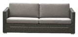 Cane-linje Chester 3-Pers. Lounge soffa, grafit