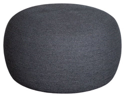 Cane-Line Circle Pouf Dark Grey, Cane-Line Soft Rope, Ø75