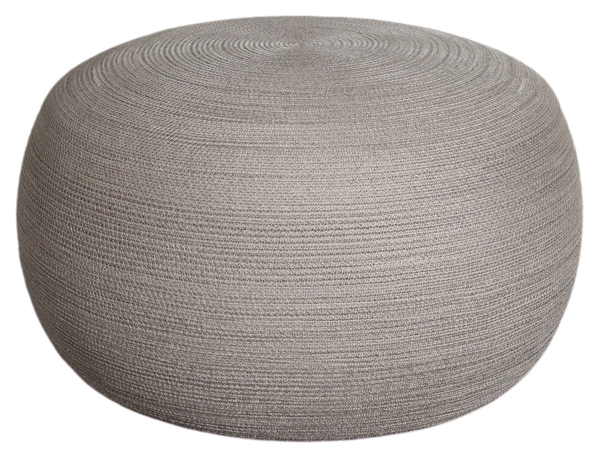 Cane-Line Circle Puf Taupe, Cane-Line Soft Rope, Ø75