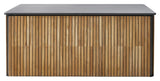 Cane-Line Combine Cushion Box Large, Teak w/Lava Grey Aluminium