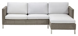 Cane-Line Connect 2-sits soffa höger modul, taupe