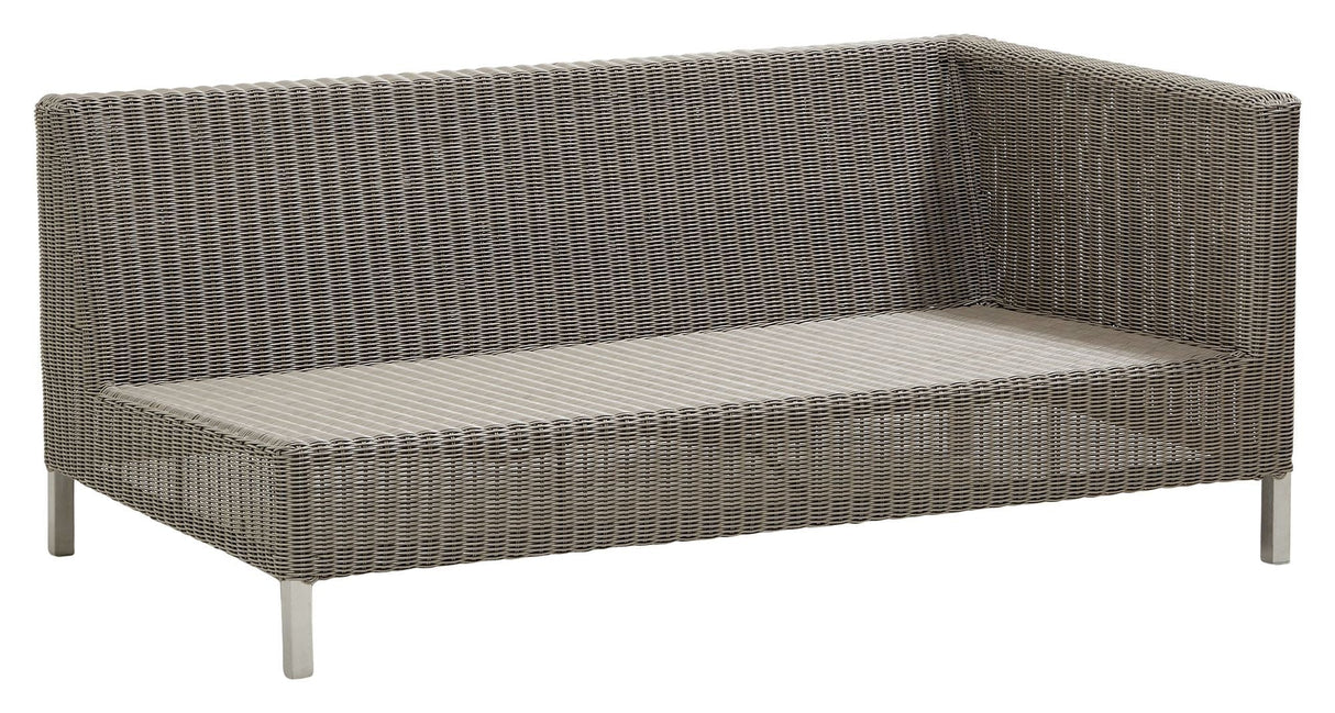 Cane-Line Connect 2-sits soffa vänster modul, taupe