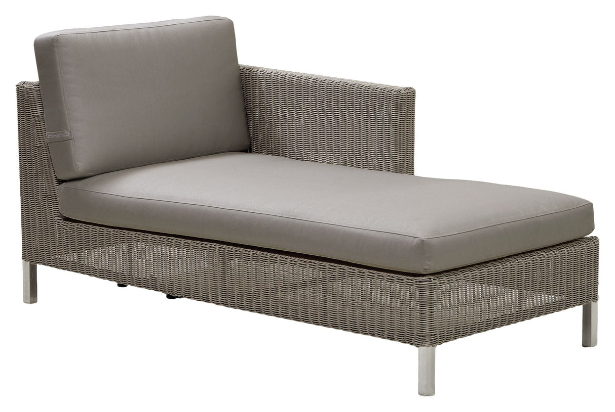 Cane-Line Connect Chaise Lounge Module Right, Taupe