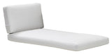 Cane-Line Connect Chaise Lounge Module Cushion Set, White