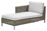 Cane-Line Connect Chaise Lounge Module vänster, taupe