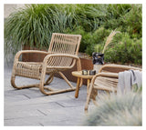 Cane-Line Curve Lounge Chair Outdoor, Nature