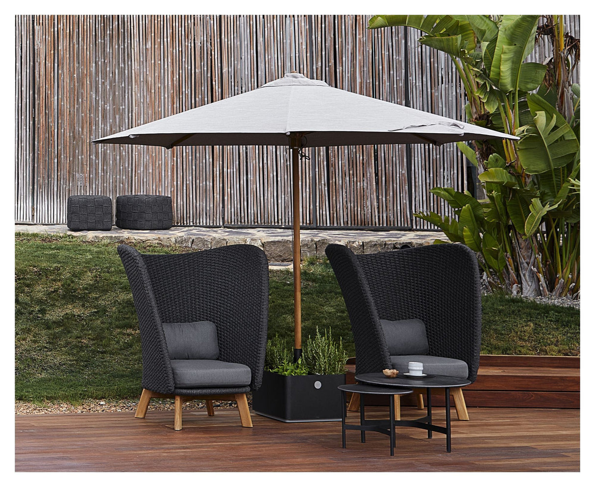 Cane-Line Grow Parasol Base w/hjul, lava