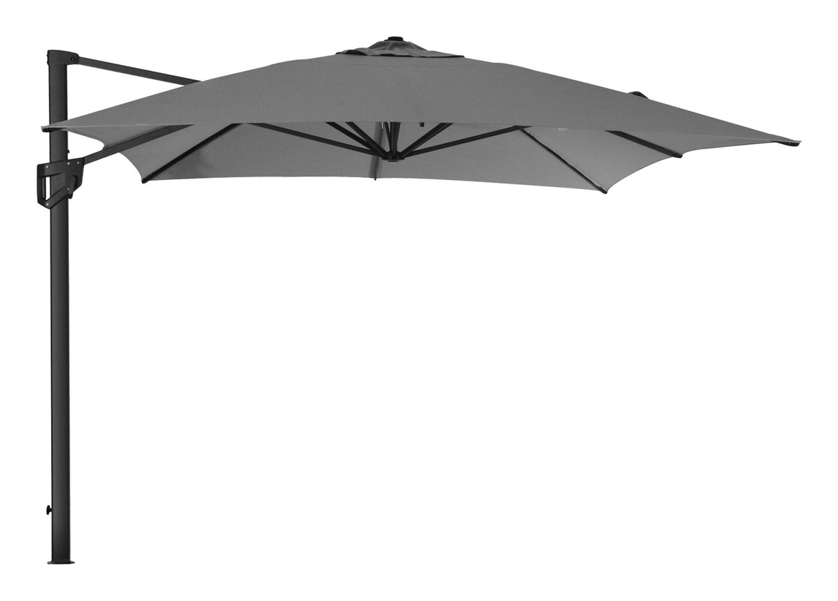 Cane-Line Hyde Luxe Hanging Parasol 3x4 M, Anthracite