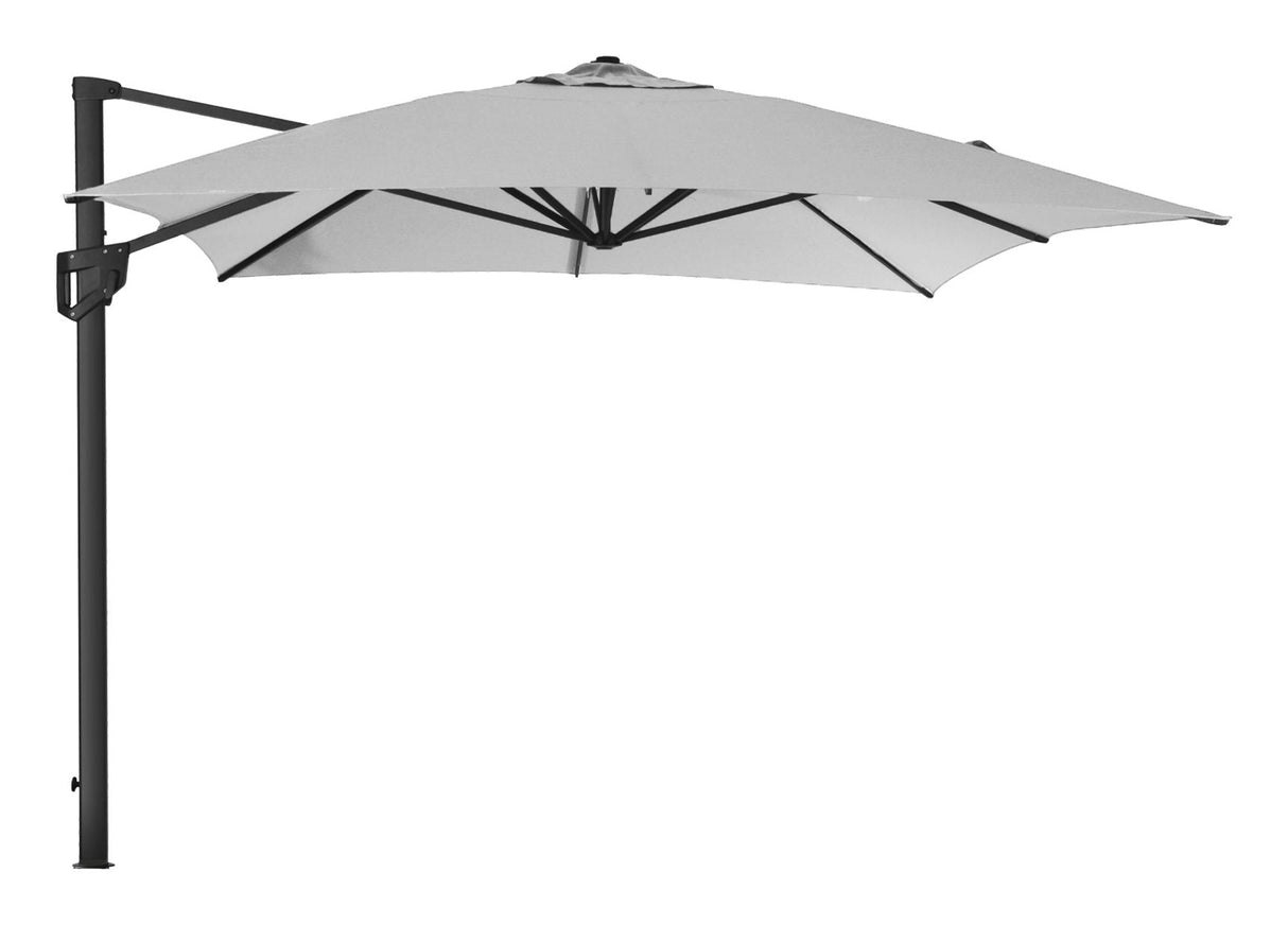 Cane-Line Hyde Luxe Hanging Parasol 3x4 m, ljusgrå