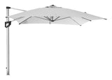 Cane-Line Hyde Luxe Side-Hung Parasol 3x4 M, Silver