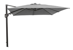 Cane-Line Hyde Luxe Tilt Parasol 3x3 M, Gray