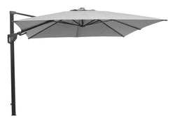 Cane-Line Hyde Luxe Tilt Parasol 3x3 M, ljusgrå