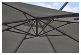 Cane-Line Hyde Luxe Tilt Parasol 3x3 M, Gray